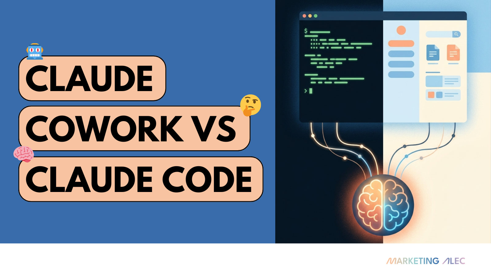 Cowork vs Code: same engine, two doors