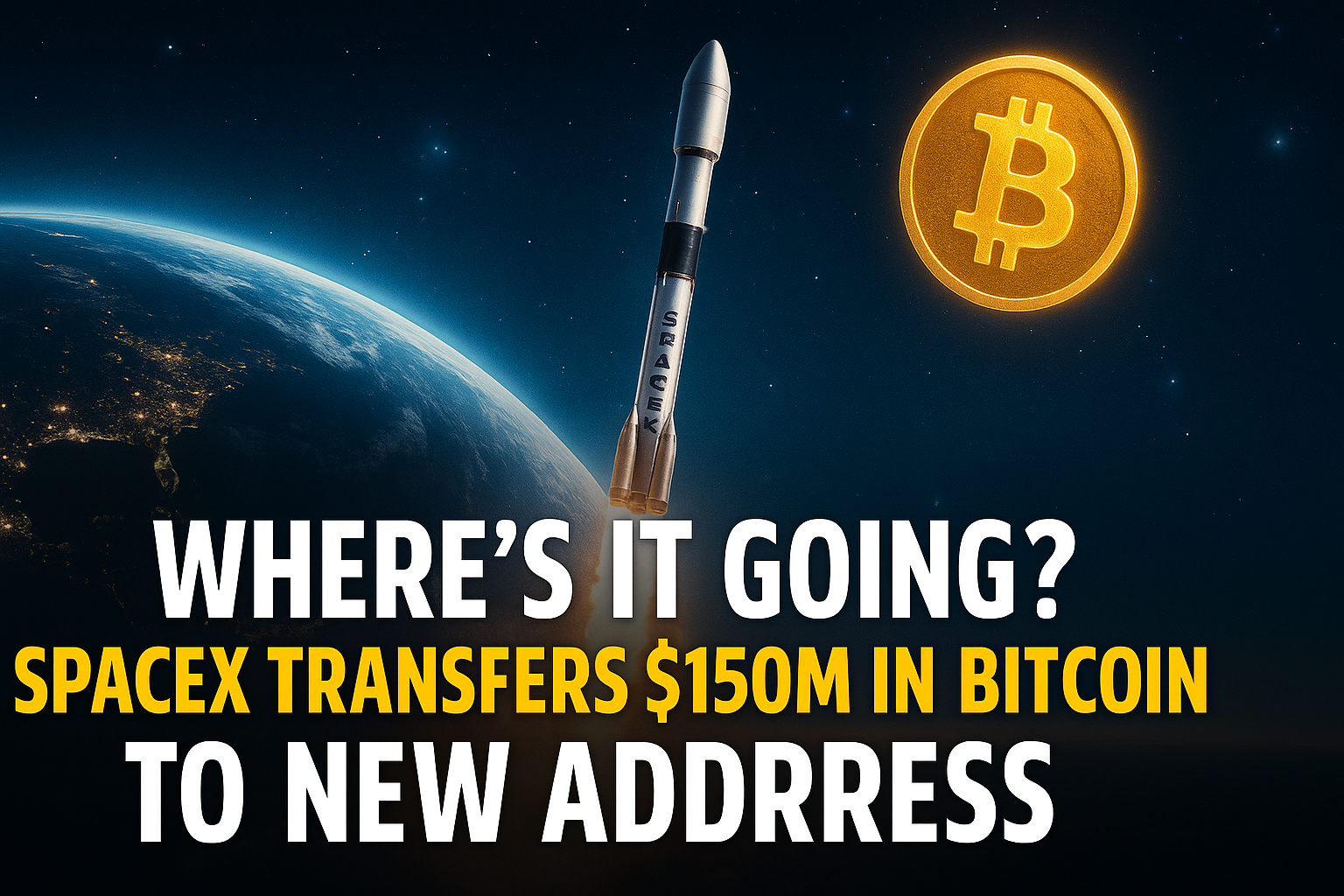 Where’s It Going? SpaceX Transfers $150M in Bitcoin to New Address