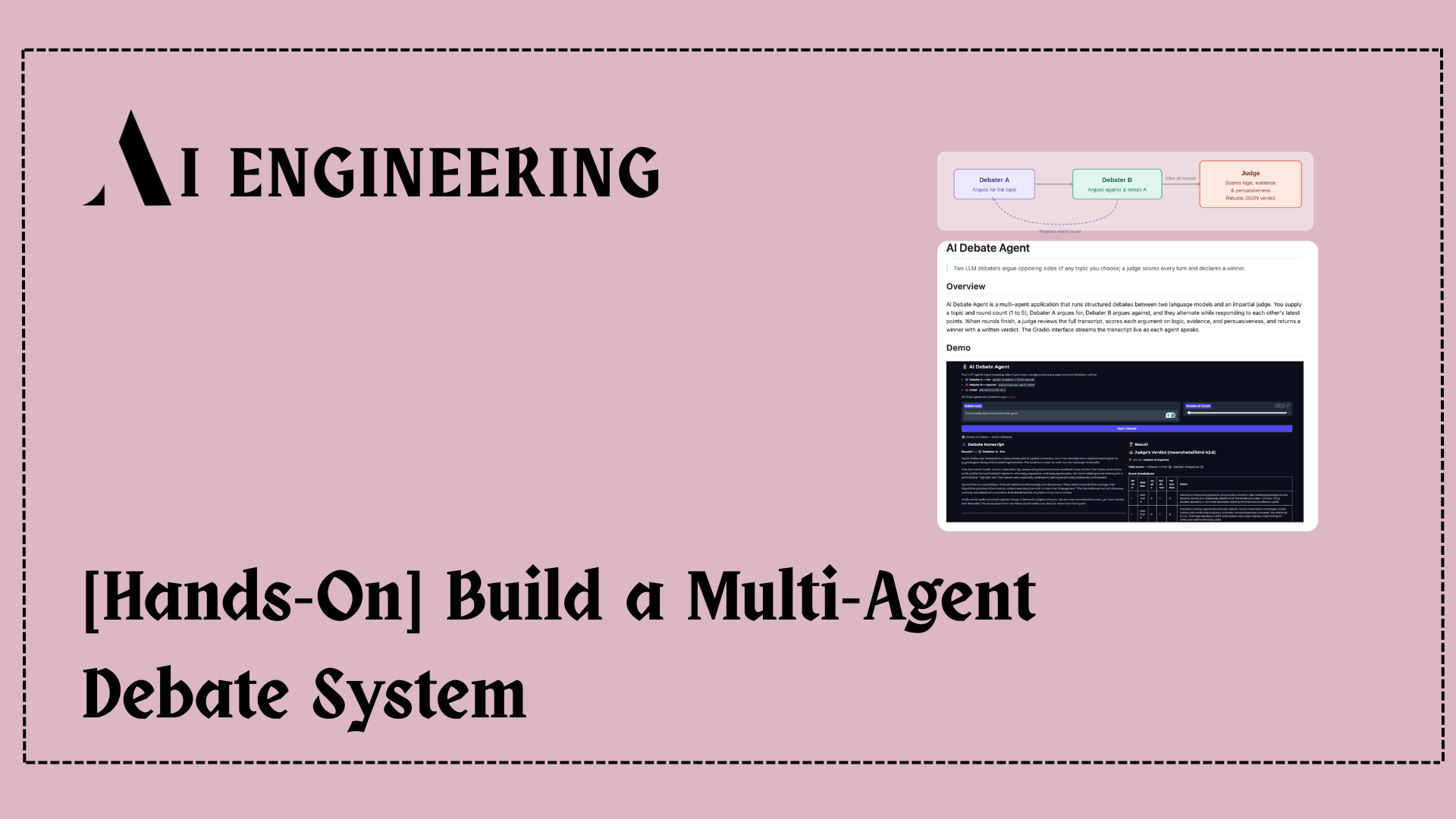 [Hands-On] Build a Multi-Agent Debate System