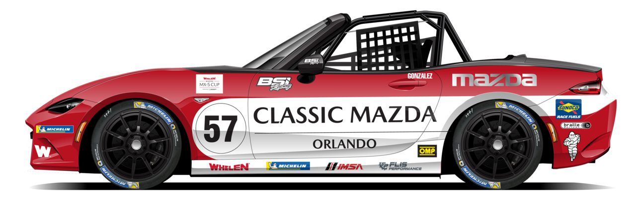 Classic Mazda Announces BSI Racing Sponsorship with Tyler Gonzalez