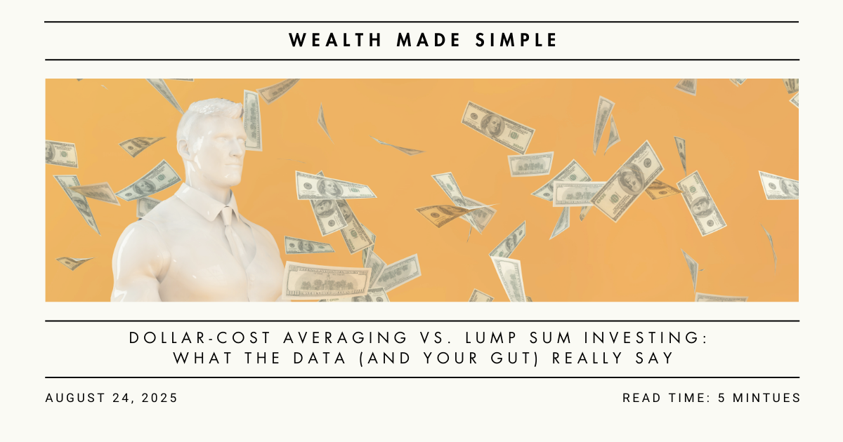 Is it smarter to invest a bonus all at once or spread it out?