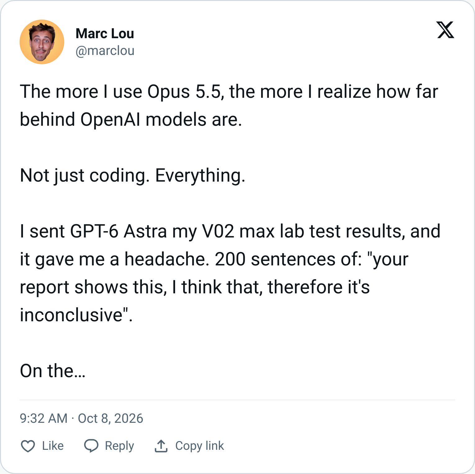 Tweet screenshot