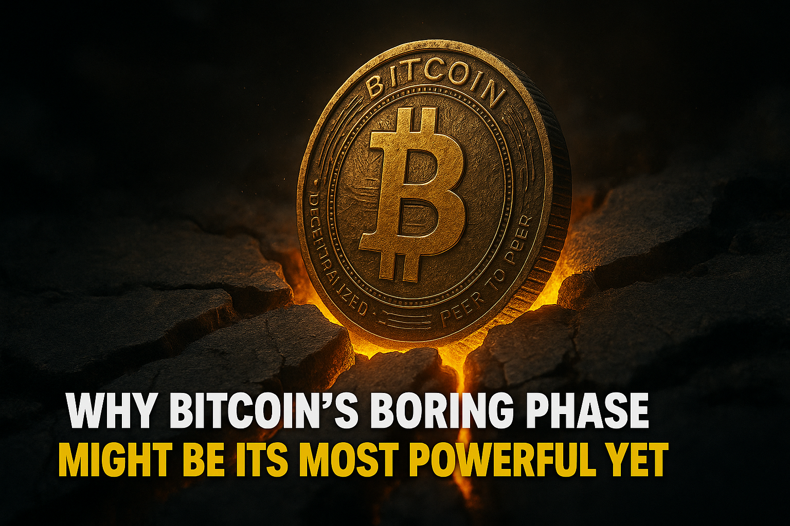 Why Bitcoin’s Boring Phase Might Be Its Most Powerful Yet