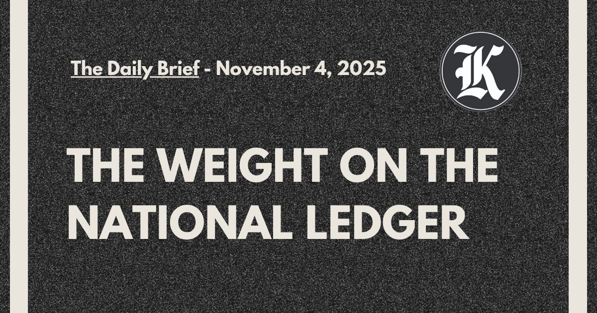 The Weight On The National Ledger