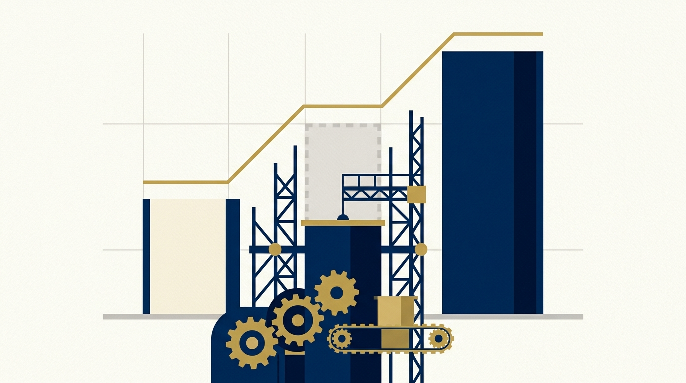 Editorial illustration for The Machinery of the Middle