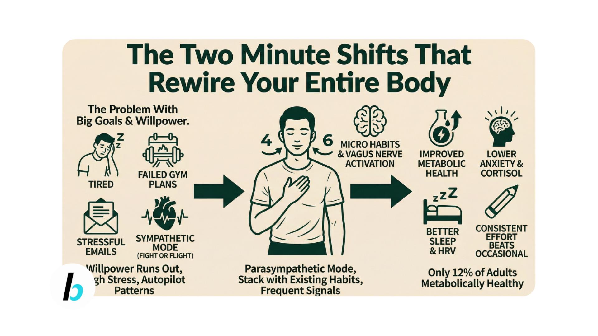 BusyBits #209: Two minute shifts that rewire your entire body