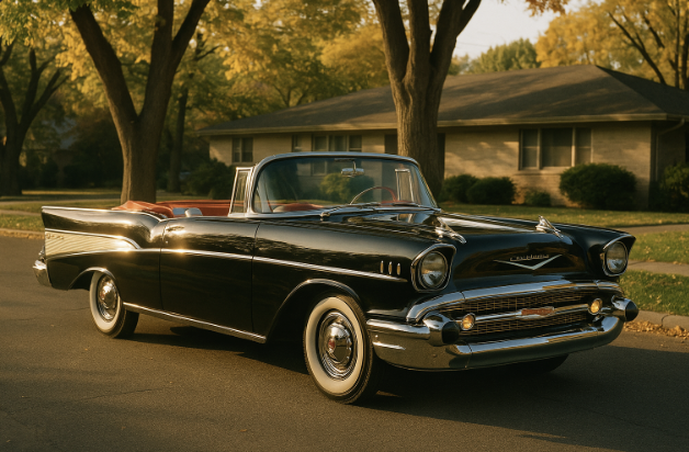 1957 Chevrolet Bel Air Convertible in Two-Tone