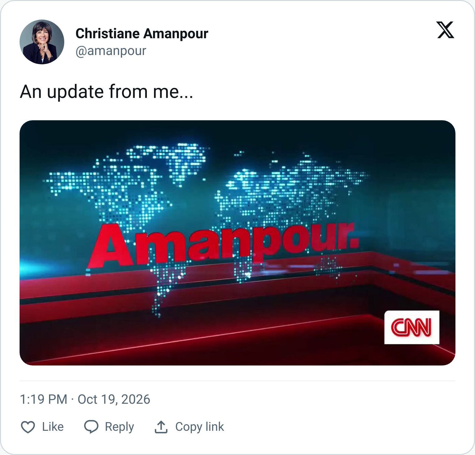 Tweet screenshot