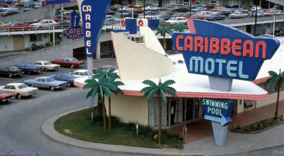 The Caribbean Motel, Wildwood Crest, 1978