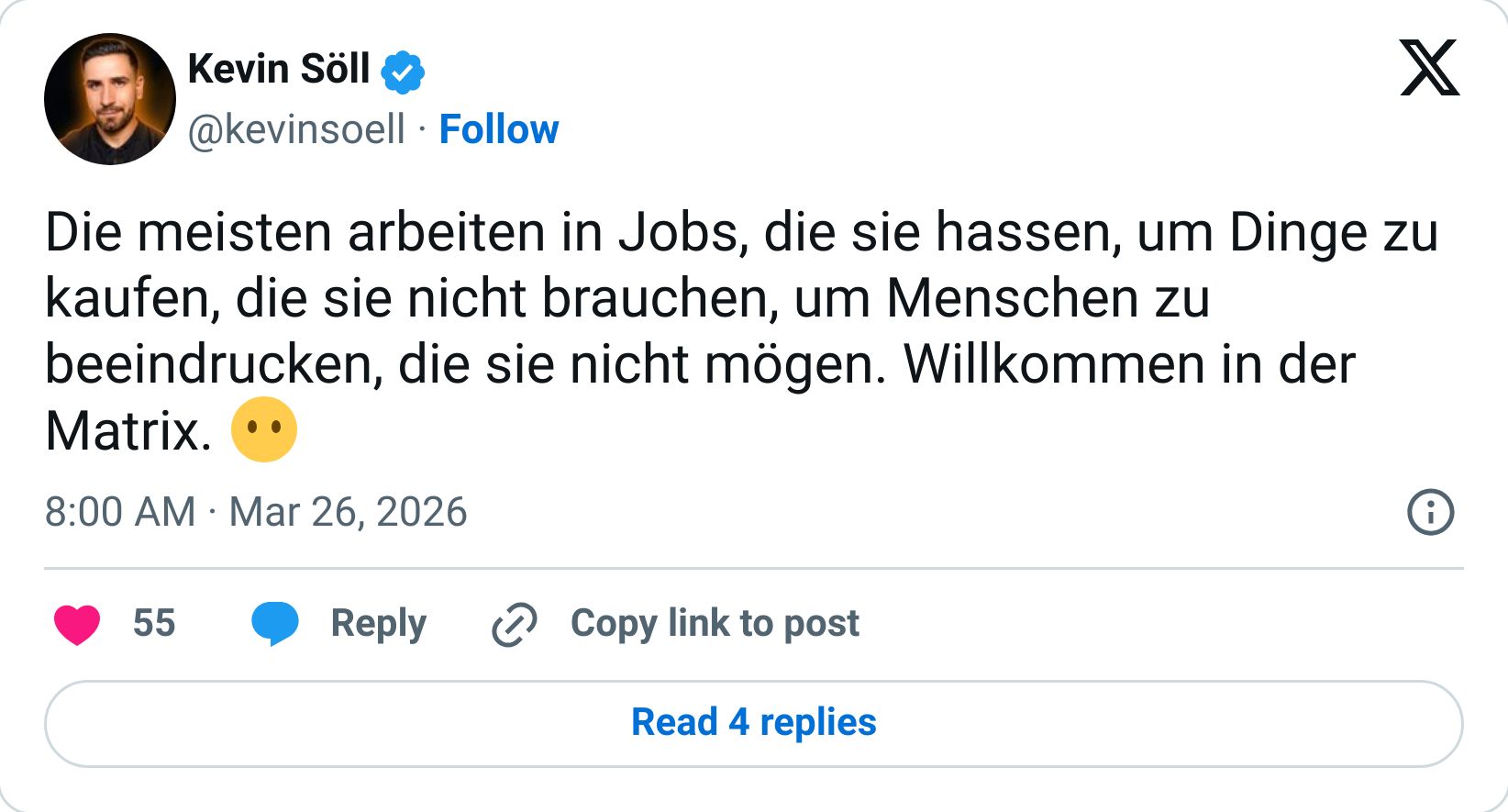 Tweet screenshot