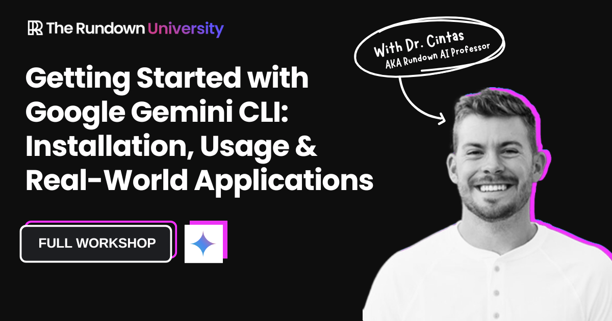 💻 Build with Google's AI for free [Workshop]