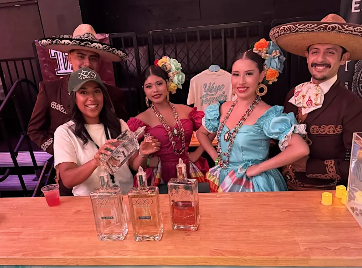 People enjoying a tequila tasting experience