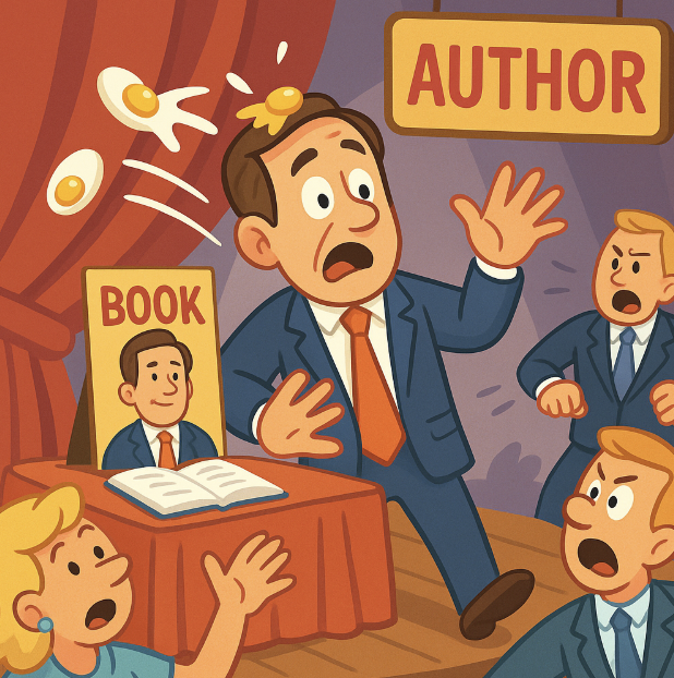 Former Spanish soccer boss Rubiales egged by uncle at book presentation