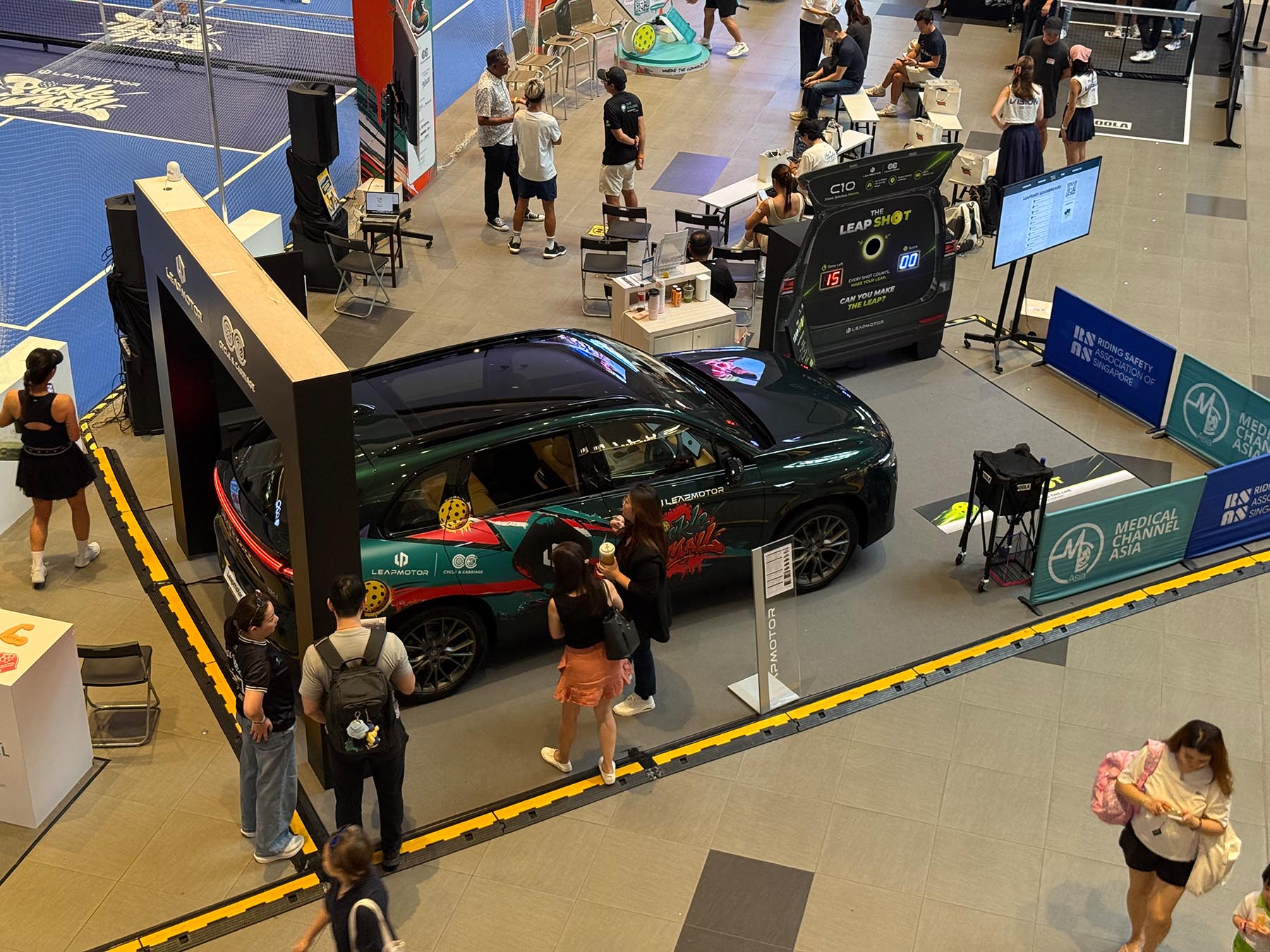 With Leapmotor behind PickleMall, you could say the vibe was electric