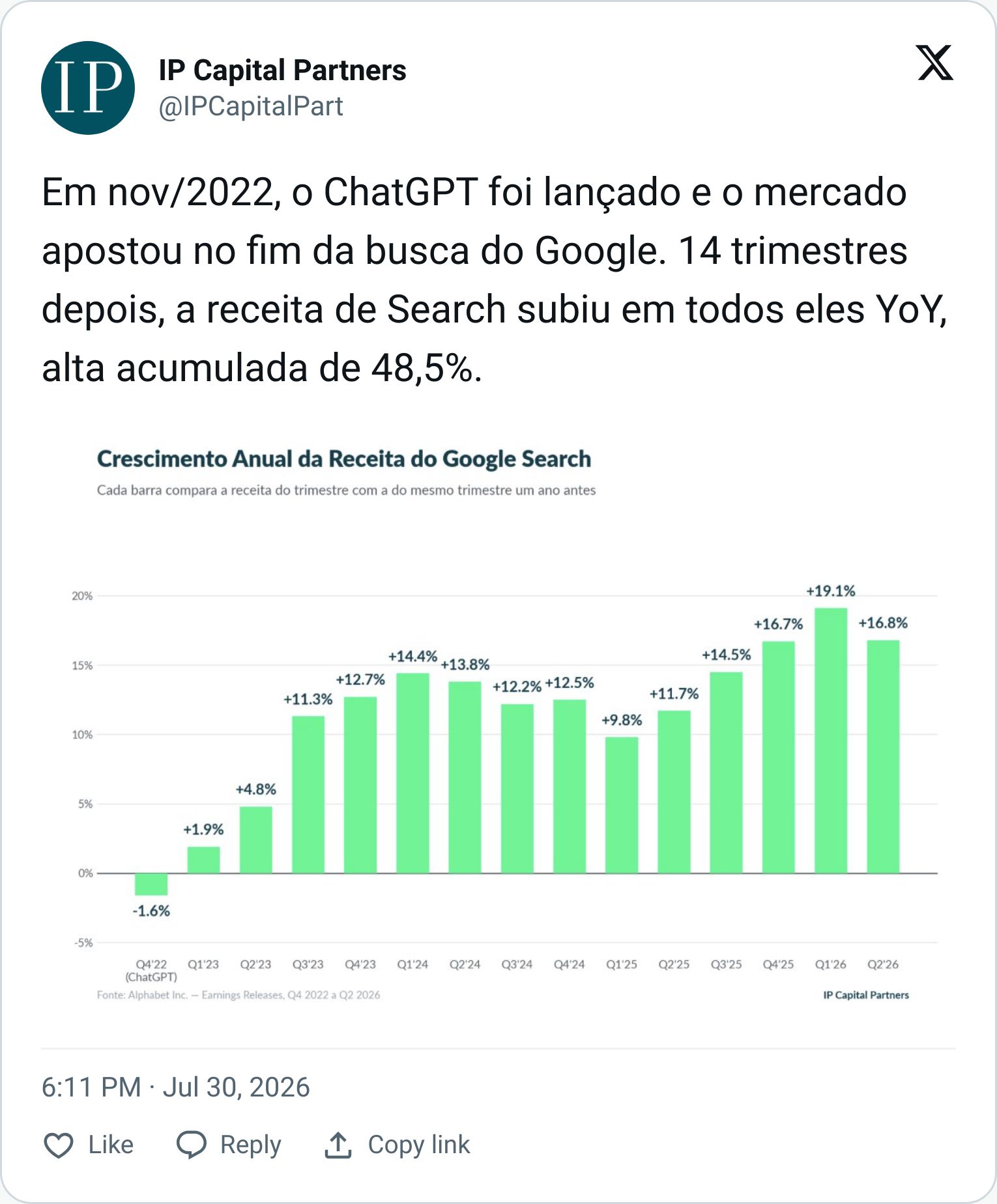 Tweet screenshot