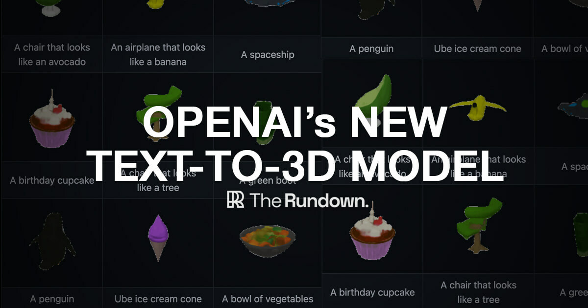 🤖 Text-to-3D printers are coming