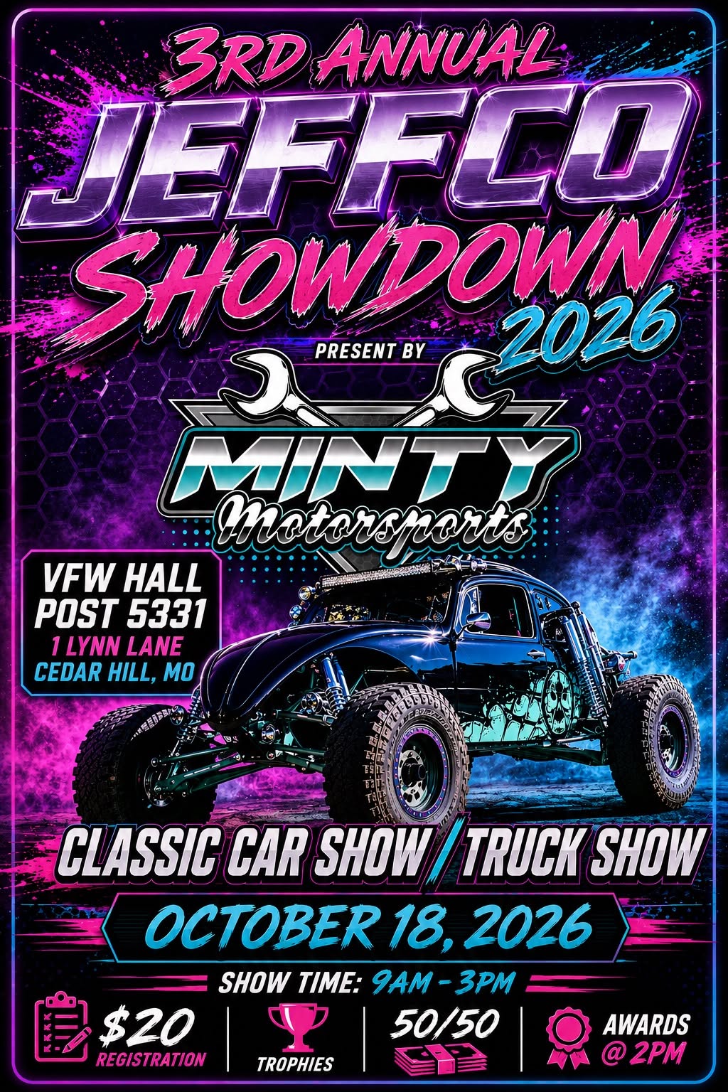 3rd Annual Jeffco Showdown Classic Cars - October 18