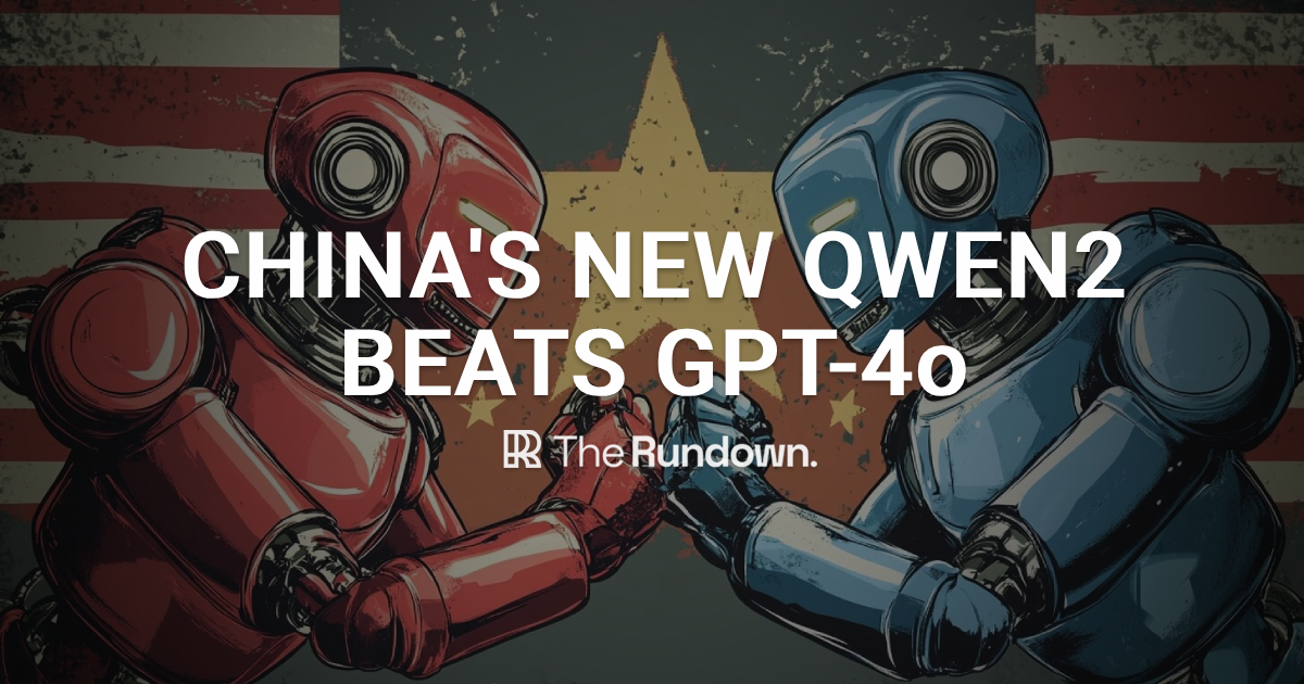 China’s new AI tops GPT-4o