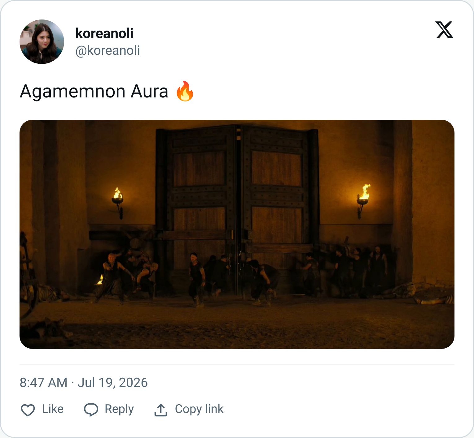Tweet screenshot