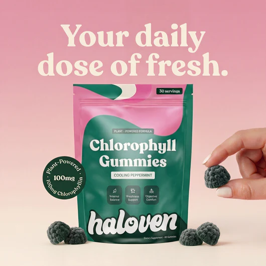 Haloven Chlorophyll Gummies — What's inside each gummy