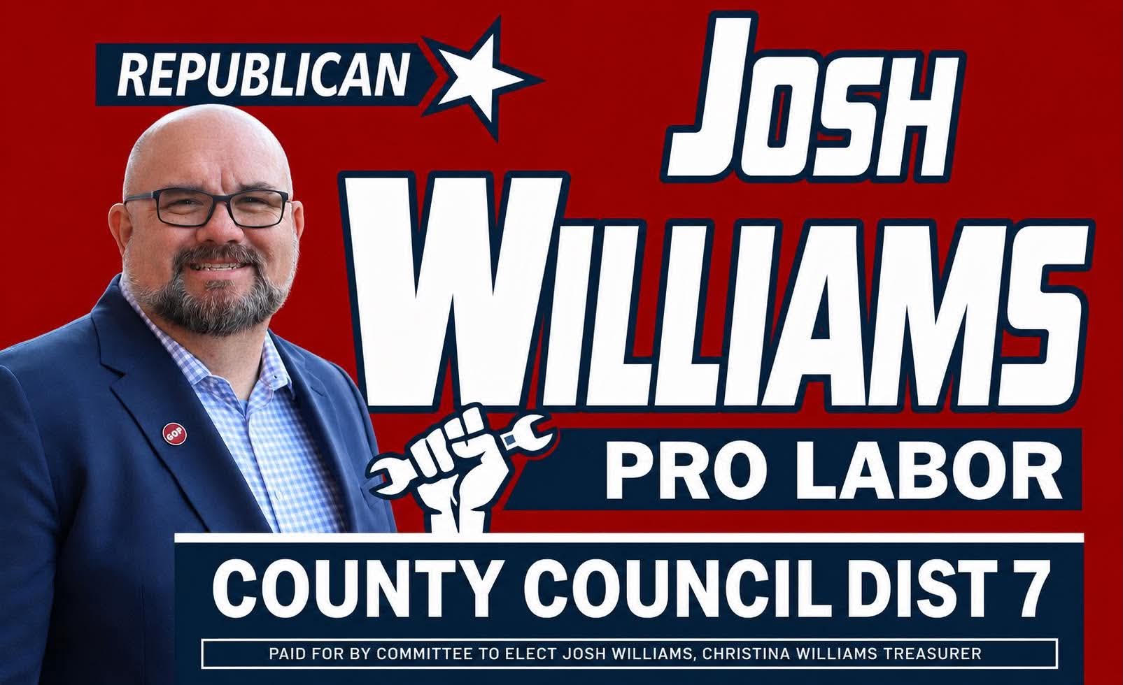 Josh Williams Political Advertisement