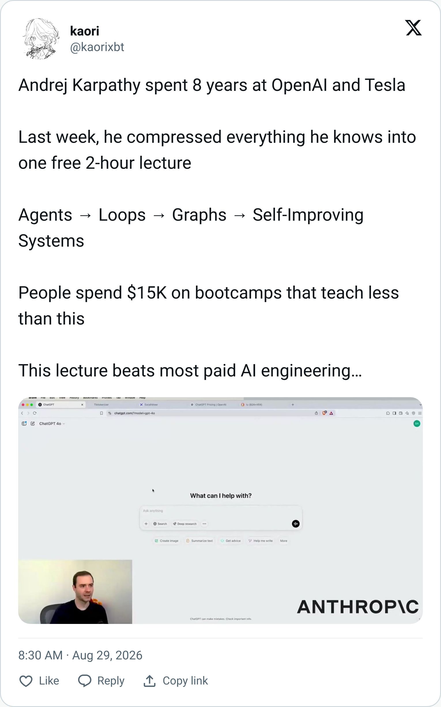 Tweet screenshot