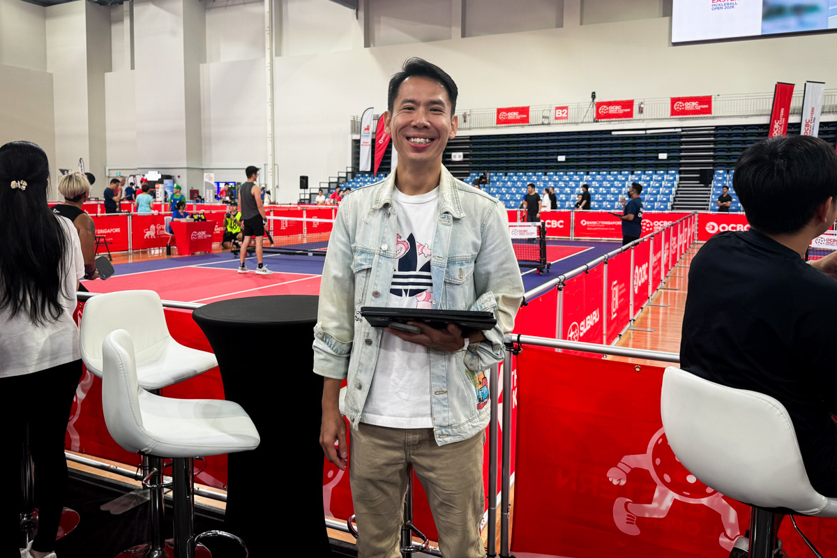 Ian created Picklepoint, the digital system behind the Open. It gave players real-time updates on when/where they're playing. Gave referees court diagrams to track server/player positions. And allowed spectators to follow scores while still watching their favourite team play.