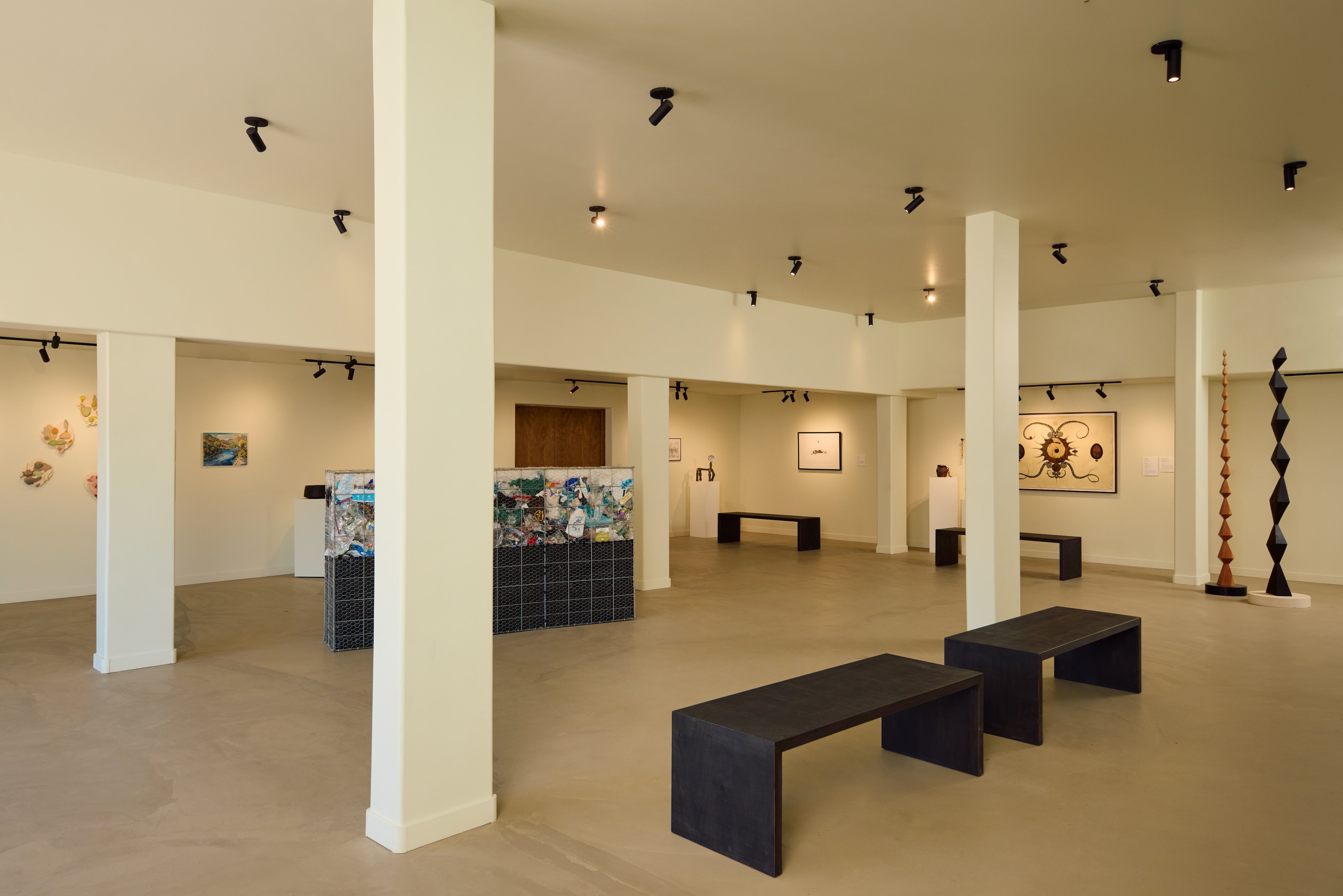 On-site art gallery at Hotel Willa