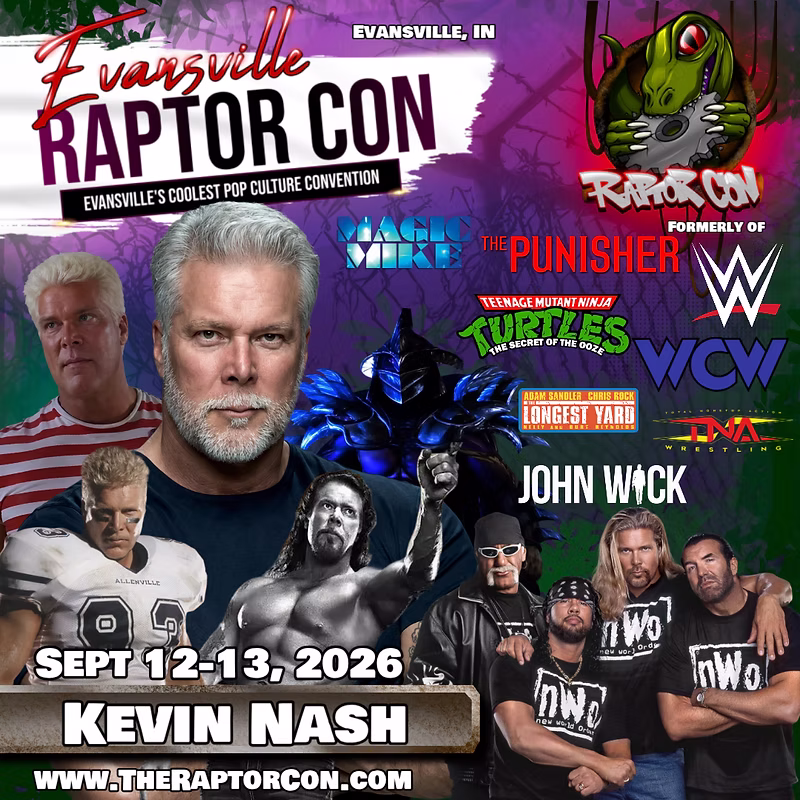 KEVIN NASH at Evansville Raptor Con 2026