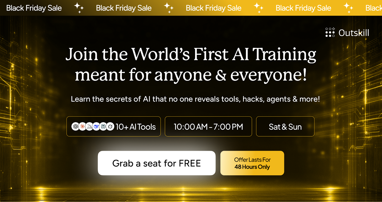 2 Day Free AI Masterclass, Data Governance, Catalog, and Quality Tools, 100 GenAI consumer apps 