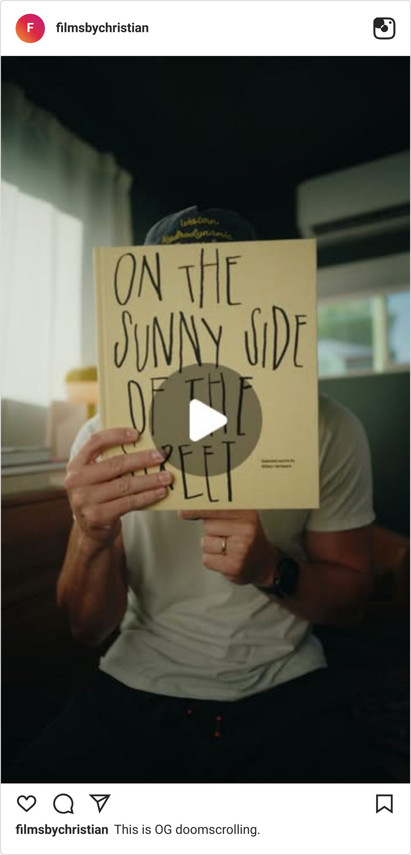Instagram reel screenshot
