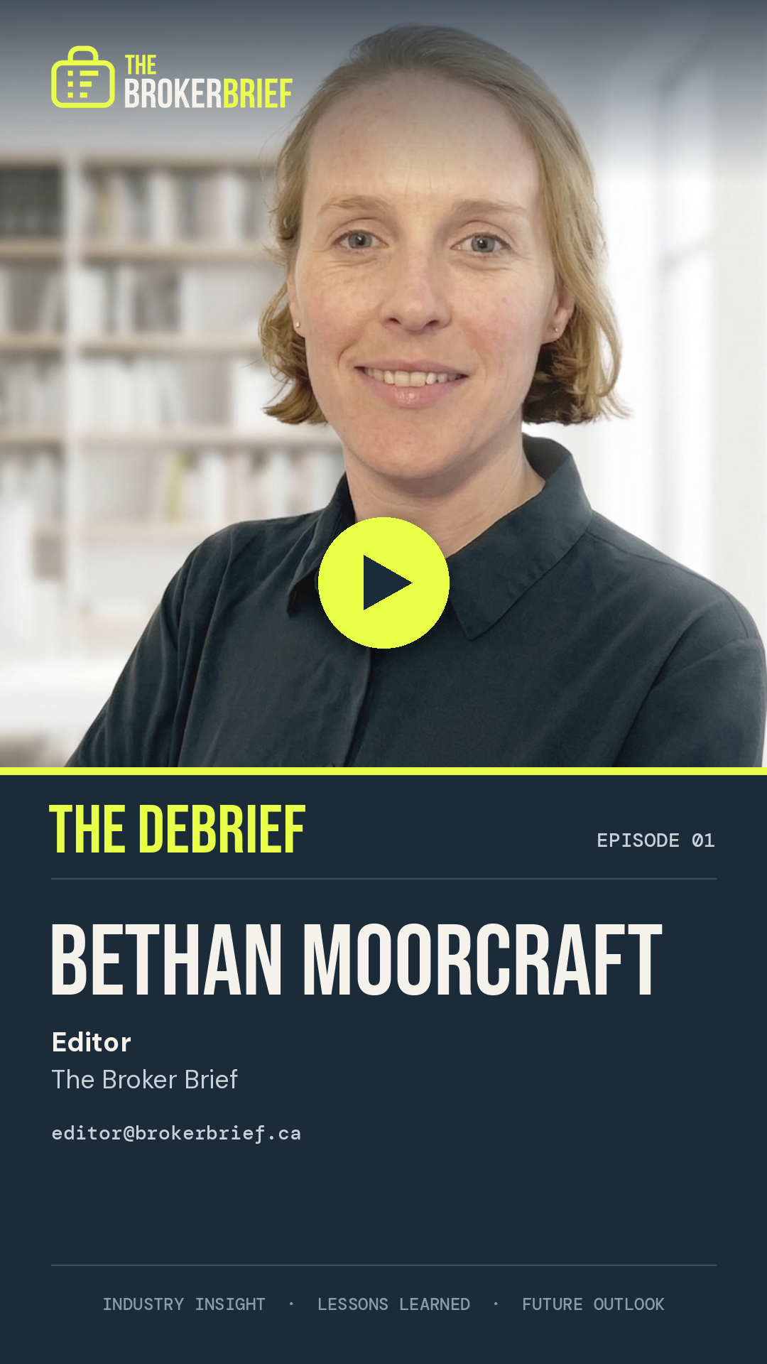 Watch The Debrief, Episode 01, on YouTube