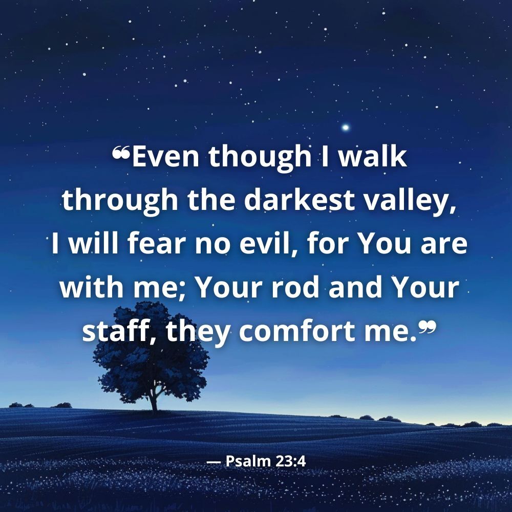 🙏 Verse of the Day: Psalm 23:4 