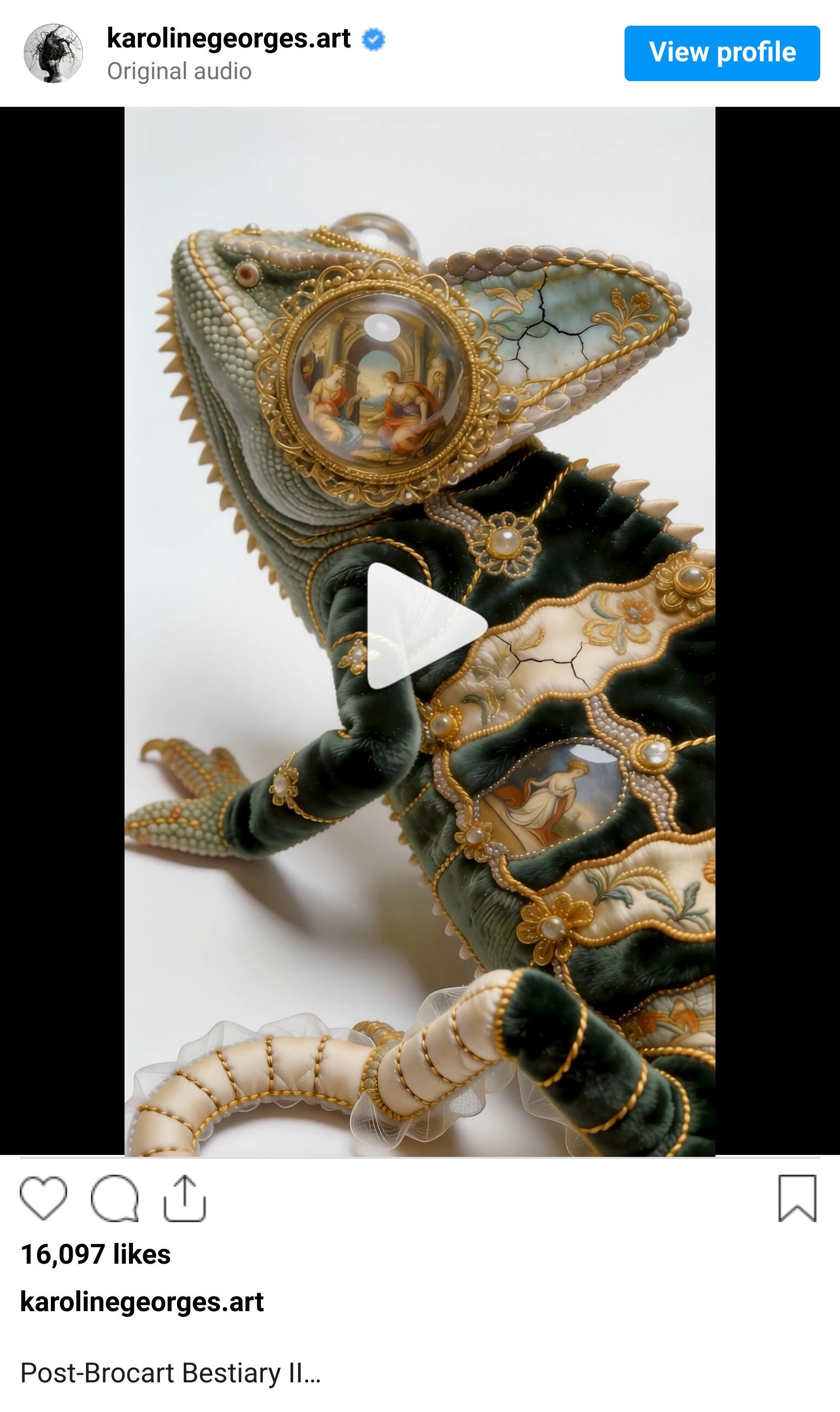 Instagram reel screenshot