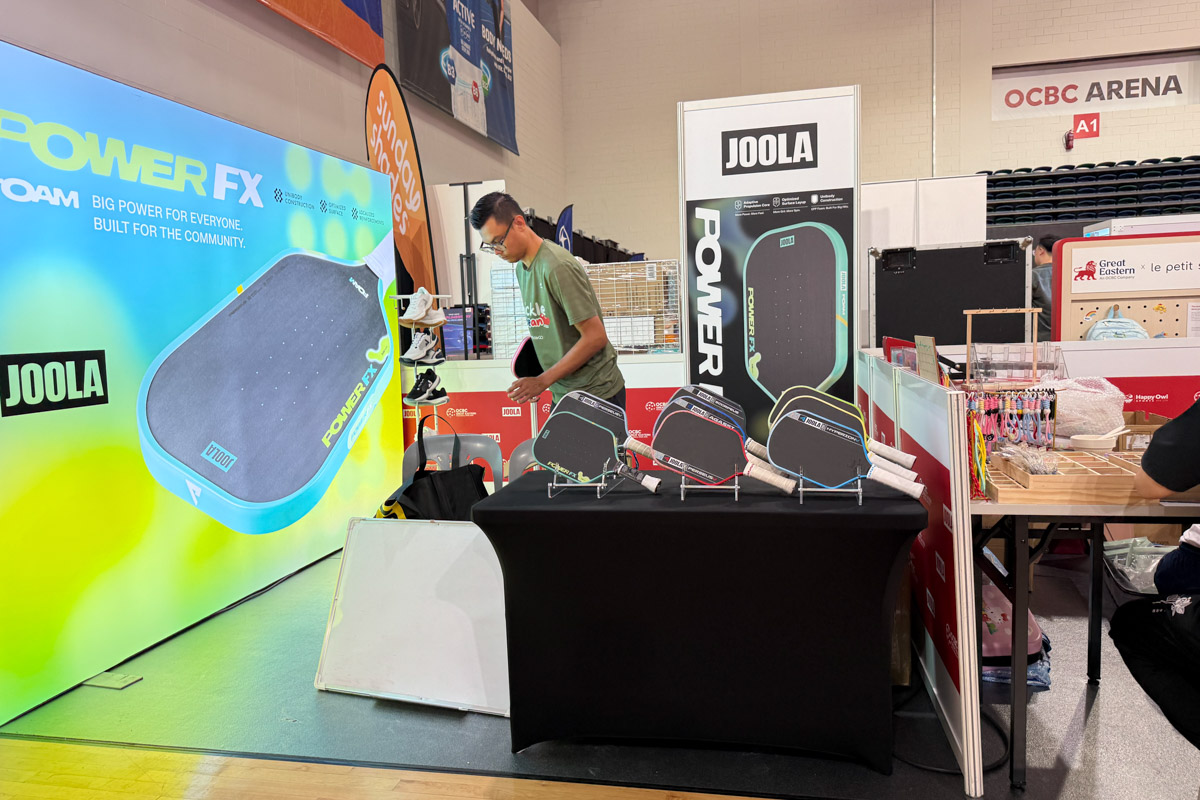 Winners were hoping to get the new Joola FX (see In da Hood) with their win.  Wait long-long ah.