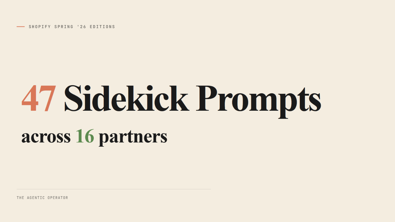 Shopify's Sidekick can now answer from inside 16 apps