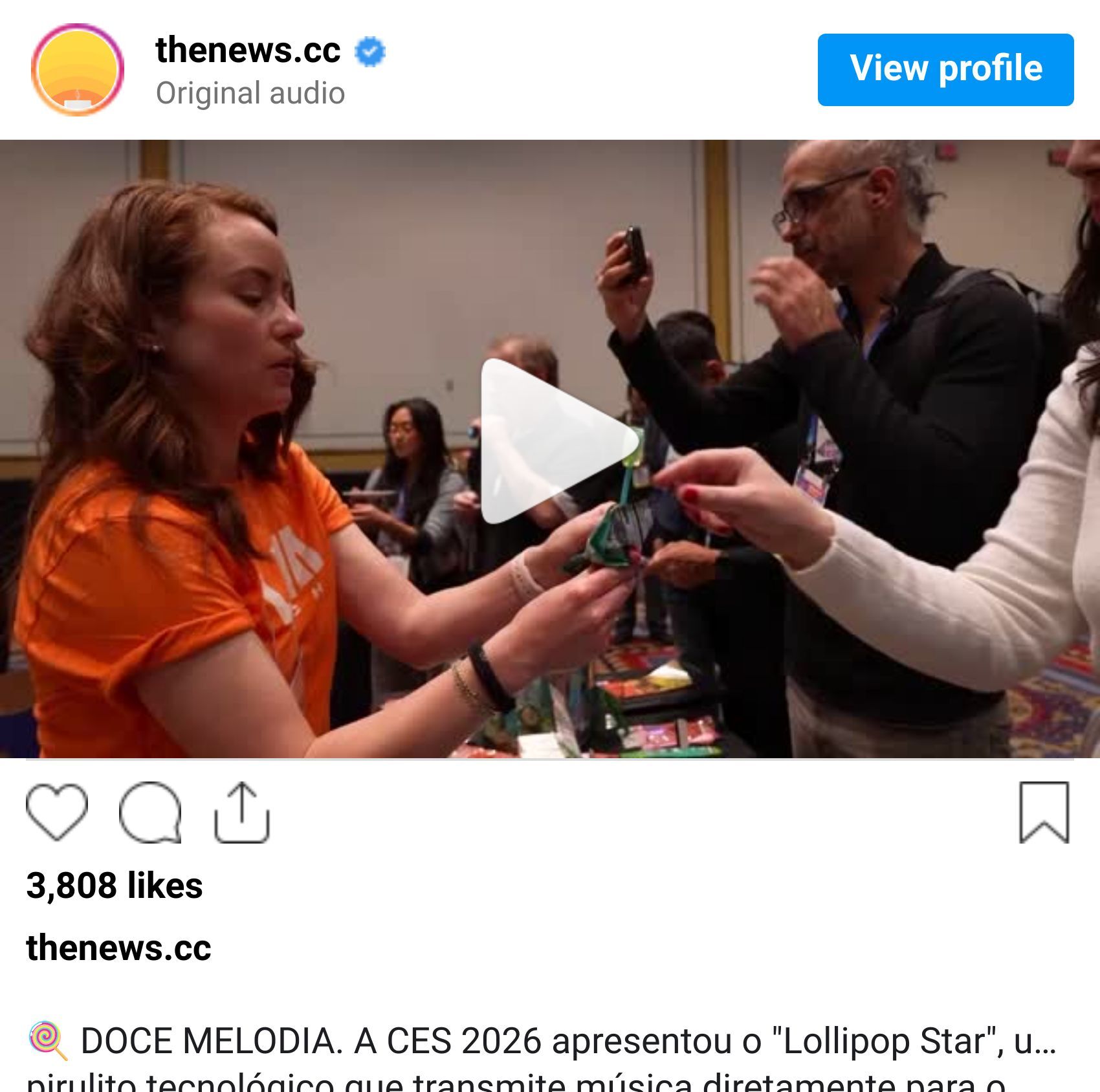 Instagram reel screenshot