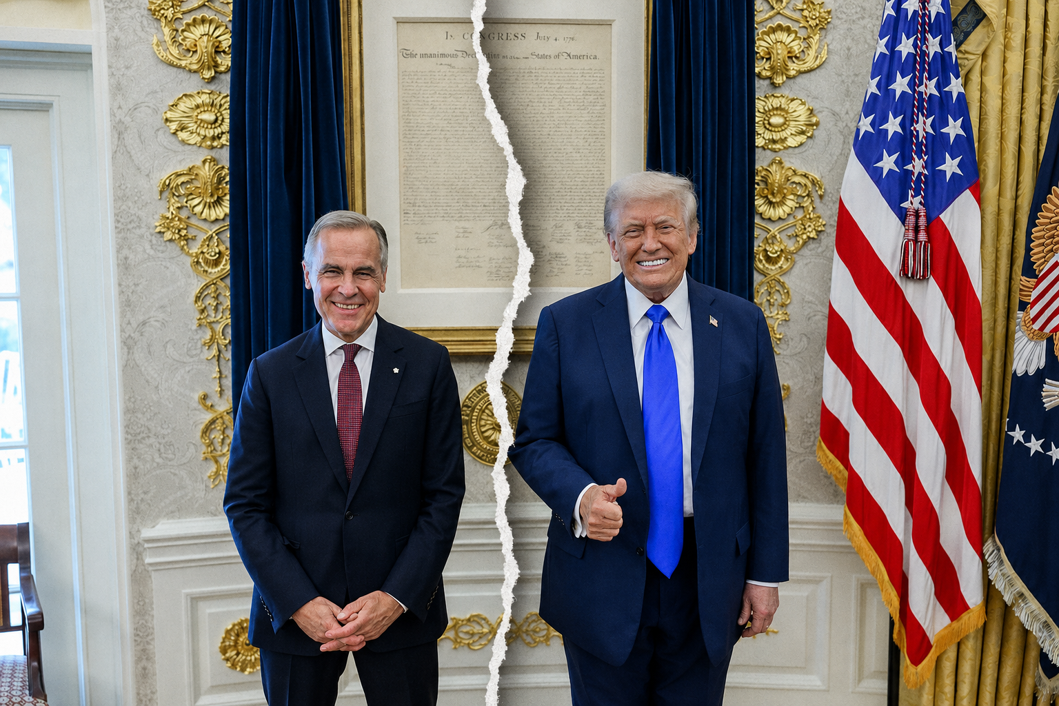 Prime Minister Mark Carney and President Donald Trump
