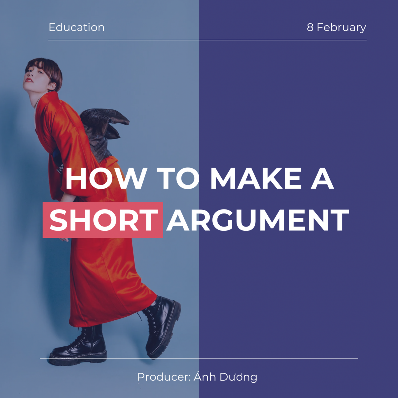 HOW TO MAKE A SHORT ARGUMENT