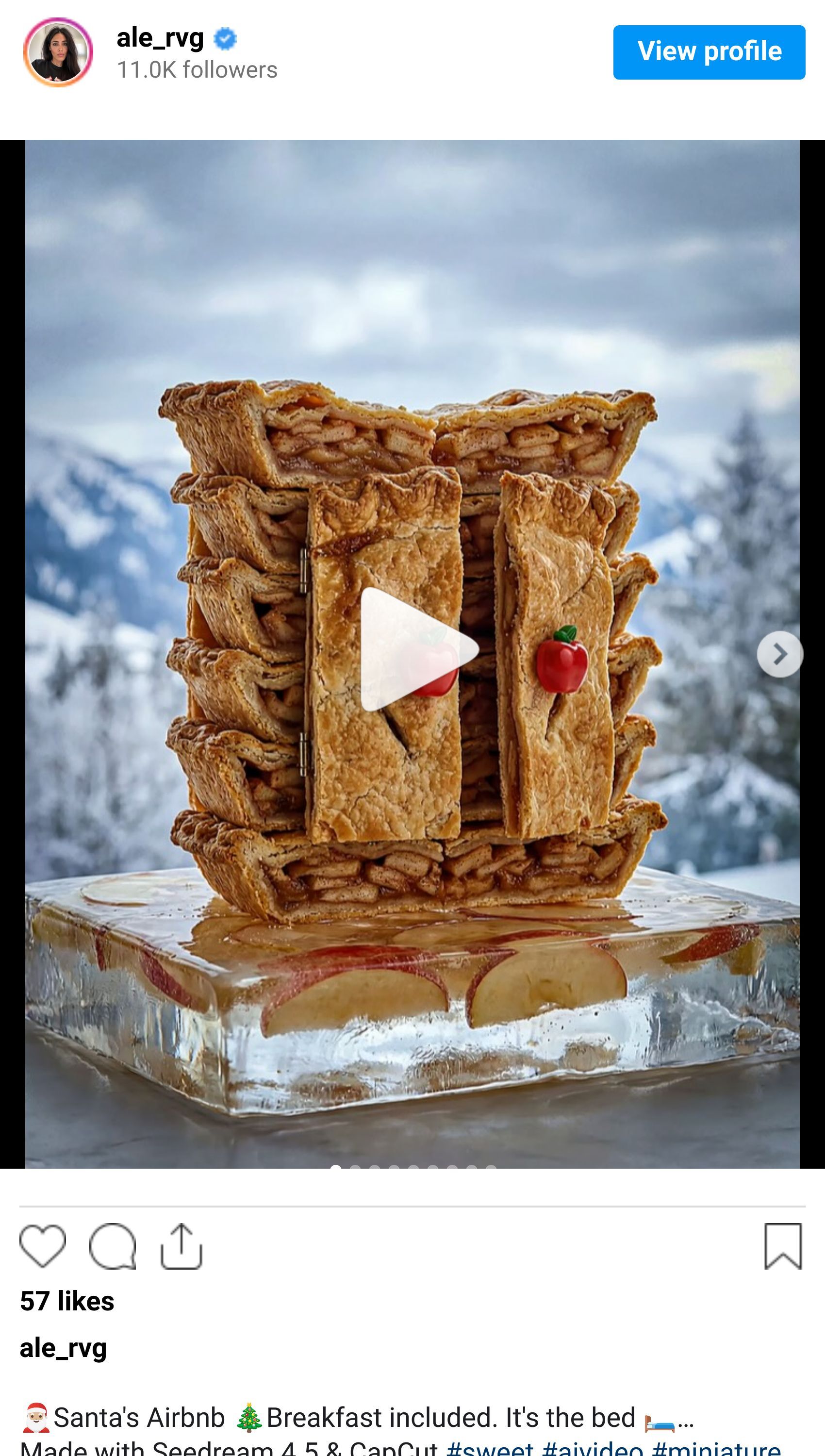 Instagram reel screenshot