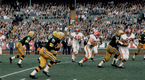 Green Bay Packers and Kansas City Chiefs facing off in Super Bowl I