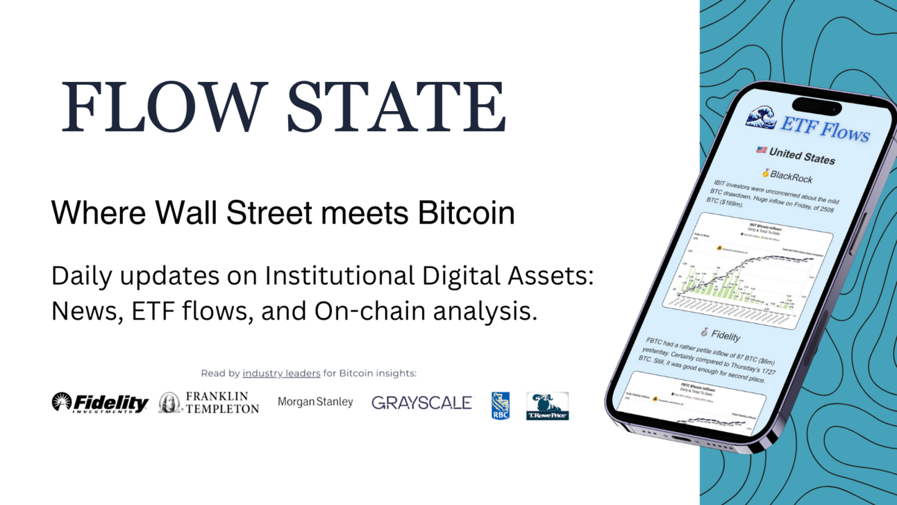 🌊 Wednesday Bitcoin Flows