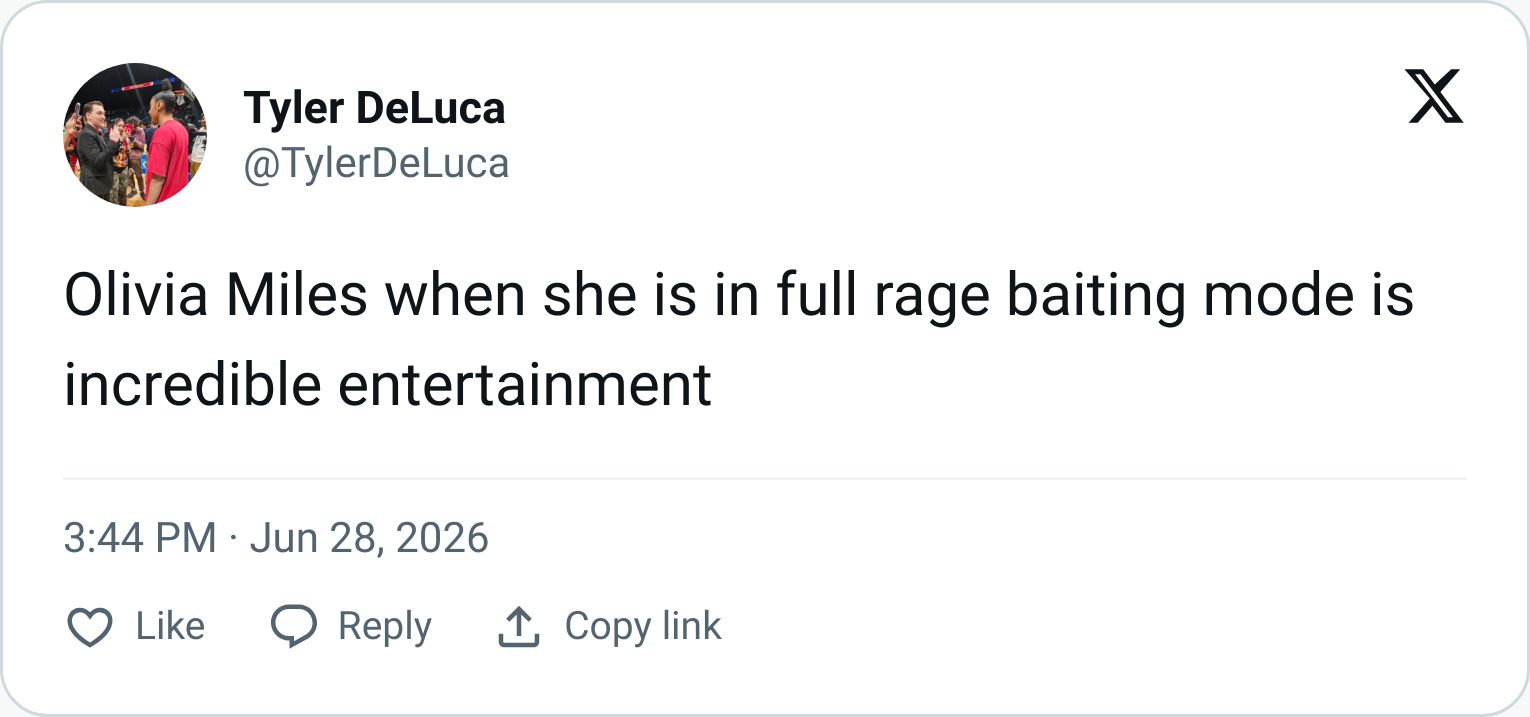 Tweet screenshot