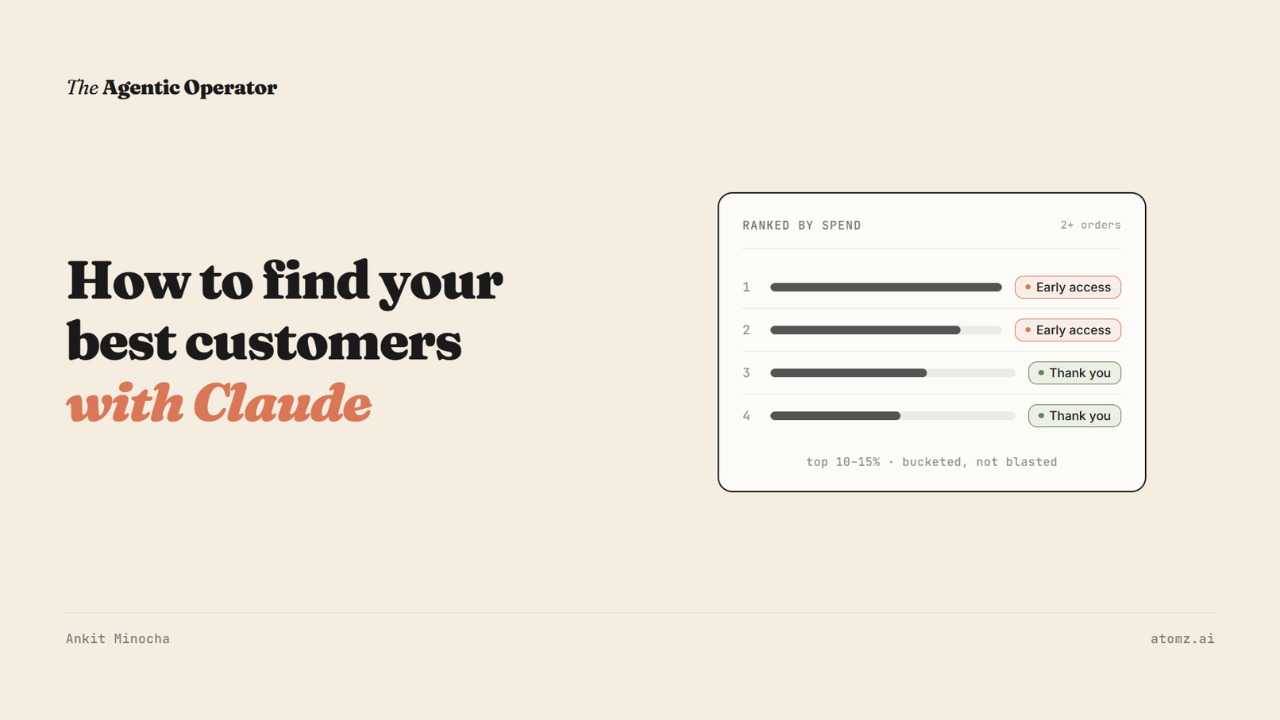 How to find your best customers and do something for them