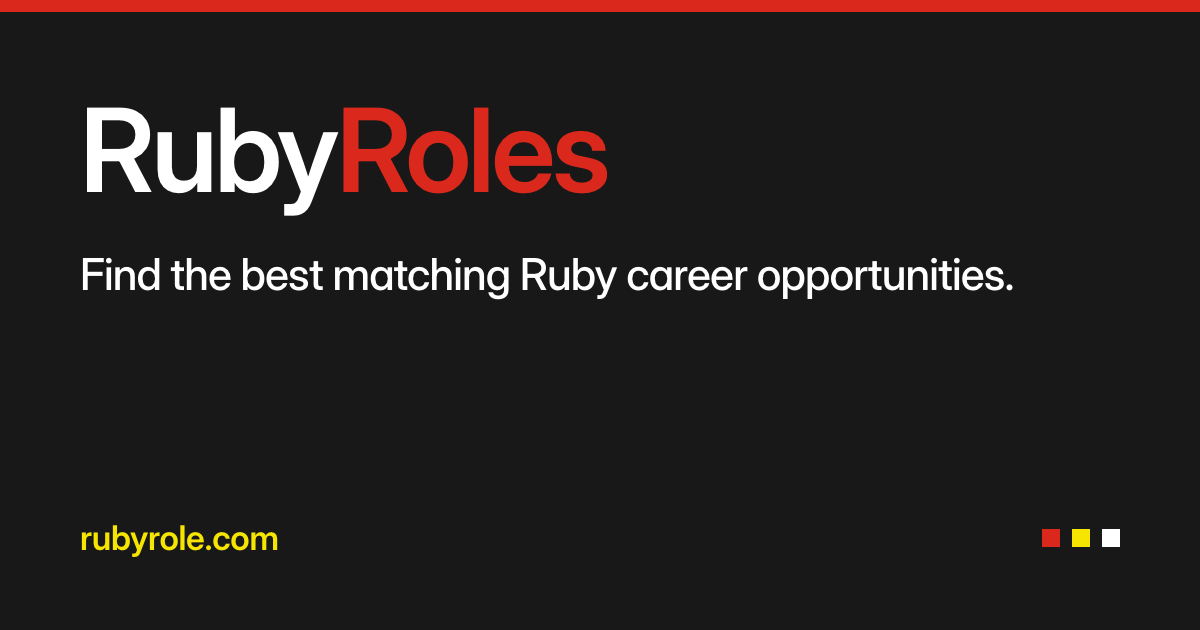 RubyRoles: match with Ruby opportunities around the world