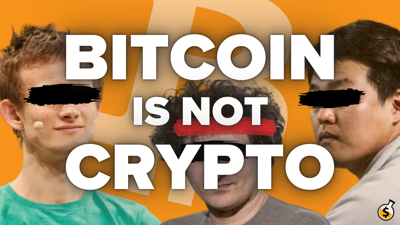 Bitcoin is NOT Crypto