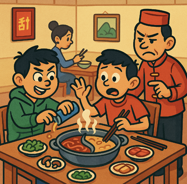 Teenagers Wu and Tang who urinated in Shanghai restaurant's hotpot fined more than £230,000