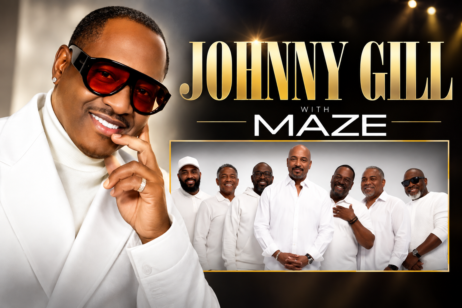 Johnny Gill and Maze at Evening Under the Stars