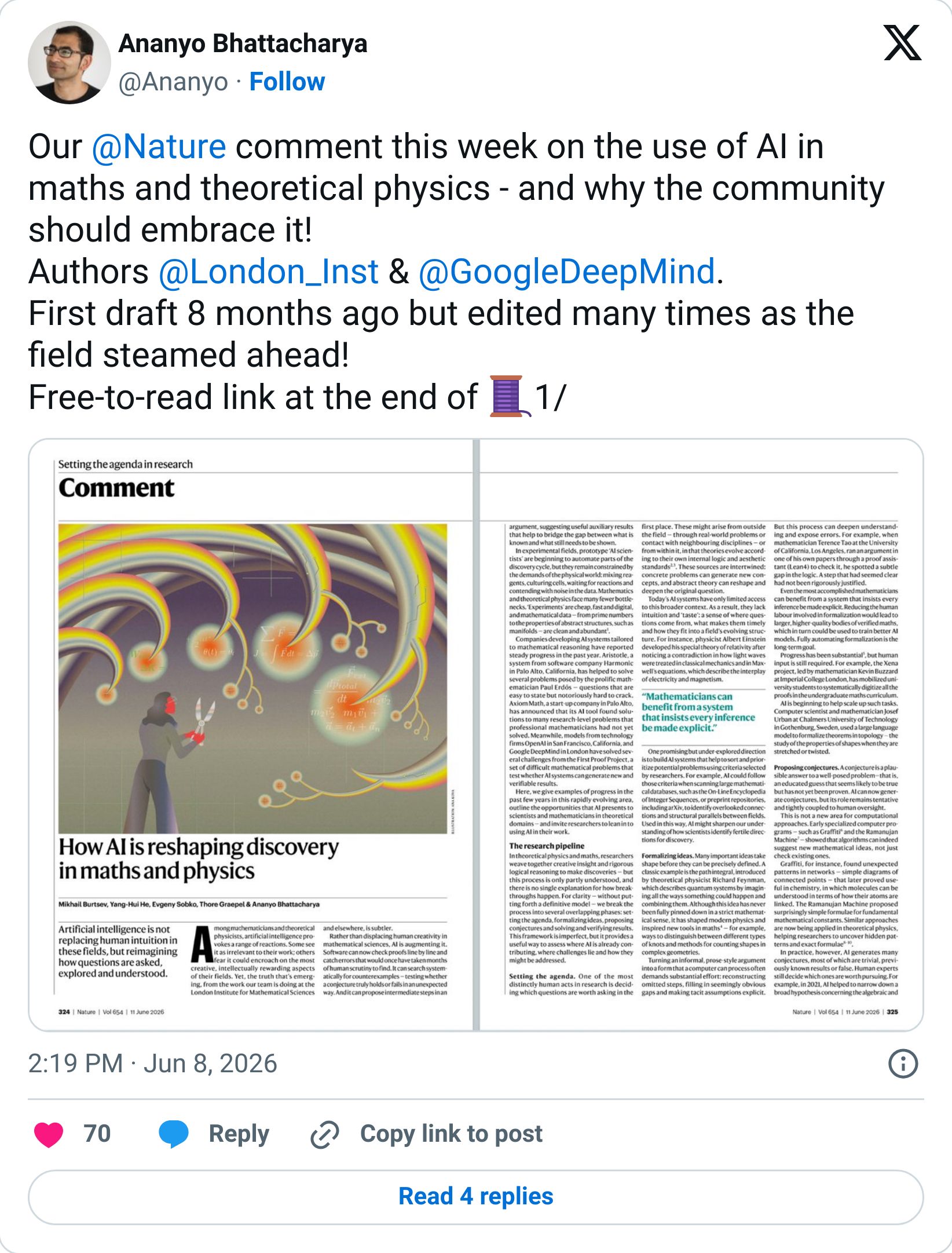 Tweet screenshot