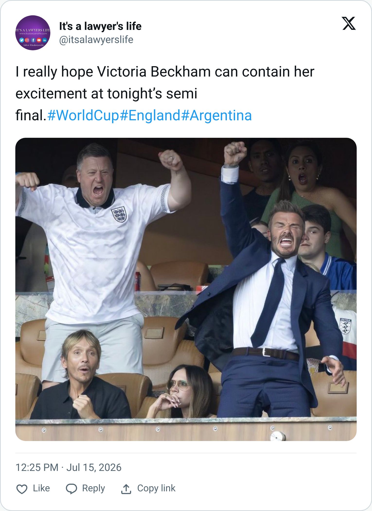 Tweet screenshot